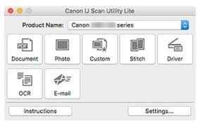 Setting up operation panel with ij scan utility (mac os) ij scan utility allows you to specify how to respond when scanning from the operation panel. Ij Scan Utility Lite Pixma Ts5140 Canon Ij Setup
