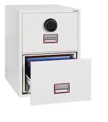 The file locking bar attaches to the small strip of the cabinet that is next to the drawer, shown in this picture. Phoenix World Class Vertical Fire File Fs2272f 2 Drawer Filing Cabinet With Fingerprint Lock Phoenix Safe