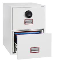 The file locking bar attaches to the small strip of the cabinet that is next to the drawer, shown in this picture. Phoenix World Class Vertical Fire File Fs2272f 2 Drawer Filing Cabinet With Fingerprint Lock Phoenix Safe