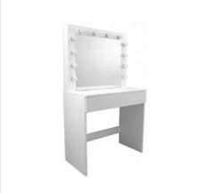 Malm white, dressing table, 120 x41 cm. Make Up Dressing Table Hollywood Inspired Ebay