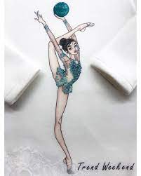 Приветствую вас на канале рисования просто рисуем. Trend Weekend Hudozhestvennaya Gimnastika Risunki Devushki Gimnastika