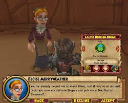 Eloise's quest in mirage requires tracking down the cactus blossoms, which are scattered across the world! Stars Of The Spiral Prospector Zeke Eloise In Mirage