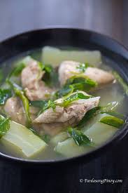 Chicken Tinola Recipe Panlasang Pinoy Recipe In 2020 Tinola Recipe Tinola Soup Dish