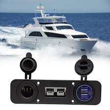 How to flush mount an anderson plug | easily mount your own anderson plug. Fasdga Flush Mount Anderson Plug Socket Double Usb Charger Socket W C Igarette Lighter Panel For Caravan Camper Boat Truck Buy Sell Online Best Prices In Srilanka Daraz Lk