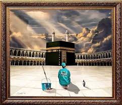 Saudi Artist Captures Cleaner Getting Honor To Pray Before Ka Ba There are 7 khana kaba for sale on etsy, and they cost $118.87 on average. saudi artist captures cleaner getting