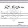Free christmas gift certificate templates with christmas theme borders. 1