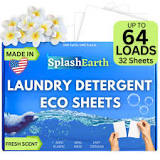 Amazon.com: Splash Earth Laundry Detergent Sheets Made in USA ...