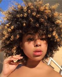 Follow Me For More Natural Hair Styles Dyed Natural Hair Blonde Hair Black Girls