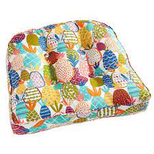 large contour chair cushion in pineapple multi pier 1 pineapple cushions chair cushions swingasan cushion
