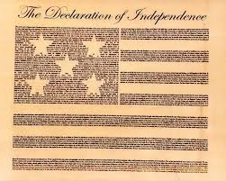 Declaration Of Independence Full Text Poster Etsy Declaration Of Independence Declaration Document Frame