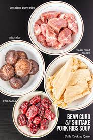 bean curd and shiitake pork ribs soup recipe pork soup recipes claypot recipes pork rib soup recipe