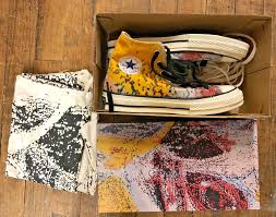 Converse Chuck Taylor Nate Lowman Shoes Size 4 New wBox Dash Snow Marilyn  Monroe