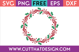 Download Free Svg Files Free Svg Christmas Wreath Circle Monogram Frame Cut That Design Yellowimages Mockups