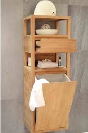 Très biencynthiasuper colonne accroché au mur qui permet de ranger de nombreuse chose sans. Colonne En Teck Pour Salle De Bain Meuble Rangement Salle De Bain Idee Salle De Bain Deco Salle De Bain