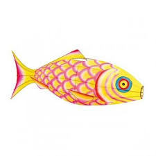 Mobile Carpe Jaune Petit Pan Pour Chambre Enfant Lampion Couleurs Joyeuses Gamme De Couleur