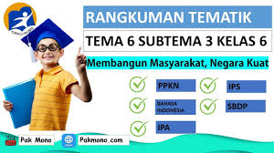 We did not find results for: Rangkuman Tematik Kelas 6 Tema 6 Subtema 2 Pembelajaran 1 2 3 4 5 Dan 6 Mudah Dipahami Youtube