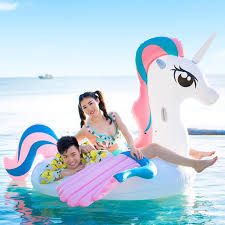 Made from vinyl, this giant inflatable blow up raft is sure to provide years of reliable relaxing service. Giant Inflatable Unicorn Pool Float Floatie Ride On Large Rideable Blow Up Summer Beach Swimming Pool Party Lounge Raft Decorations Toys Kids Adults Shopee Malaysia