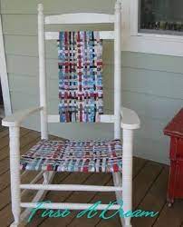 First A Dream Rocker Redo Rocking Chair Makeover Diy Rocking Chair Slipcovers For Chairs