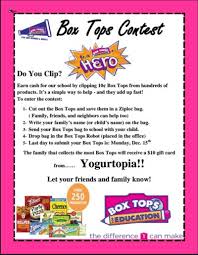 No more sending box tops to school. 52 Box Tops Flyers Handouts Ideas Box Tops Box Tops Contest School Fundraisers