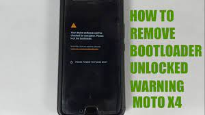 Para poder cambiar la versión de android o recovery es necesario. Guide Video Text How To Remove Unlocked Bootloader Warning On Moto X4 Xda Forums