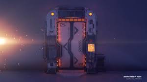 sci fi door by geoffreycouppey sci fi 3d cgsociety sci fi door sci fi props sci fi