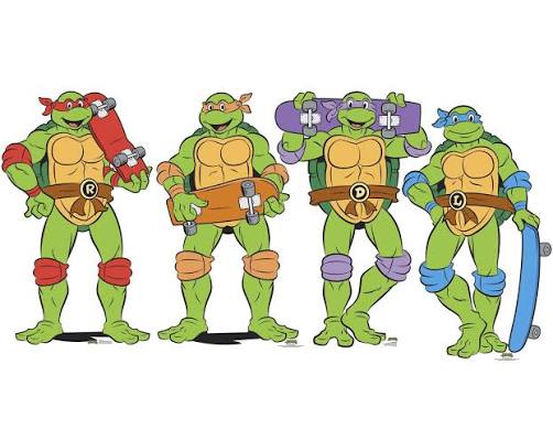 Teenage Mutant Ninja Turtles Cardboard Cutouts - Set of 4 Standees