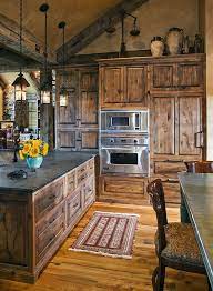 40 Rustic Kitchen Designs To Bring Country Life Designbump Rustic Kitchen Design Home Kitchens Rustic Kitchen Cabinets