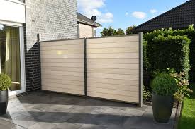 Wpc Steckzaun Bornholm Multicolor Sand Anthrazit Ca 180x180 Cm Steckzaun Bornholm Zaun