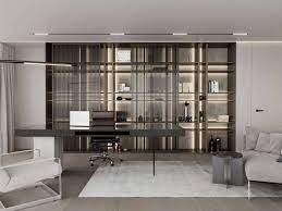 Stylish Villa Interior Living Design Cgi Visualization In 2020 Modern Office Interiors Office Interior Design Executive Office Design