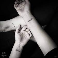 Three Deadly Sins Greed Wrath And Sloth Inked On Three Best Friends Wrists Friend Tattoos Tattoos Military Wife Tattoos