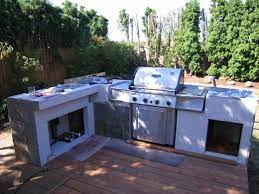 How To Build An Outdoor Kitchen And Bbq Island Build Outdoor Kitchen Backyard Kitchen Outdoor Kitchen Island
