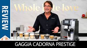 Review Gaggia Cadorna Prestige Super Automatic Espresso Machine Black Friday Cyber Monday Bonus Youtube