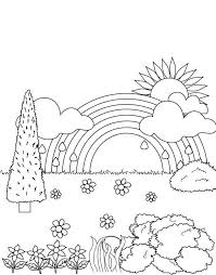 Umumnya berupa gunung, air terjun, laut, pantai dan masih banyak lagi. Looking For The Nice Rainbow Coloring Pages Pdf Find Here Coloringfolder Com Garden Coloring Pages Cool Coloring Pages Fairy Coloring Pages