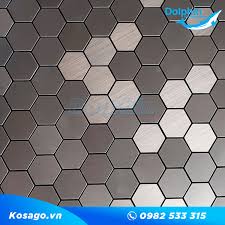Gạch mosaic BV013 khảm Nhôm (300x300x3 mm) | Kosago