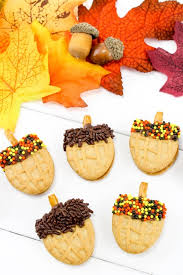 This nutter butter recipe keeps everything you love about nutter butters and leaves the chemicals behind. Nutter Butter Acorn Cookies
