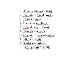 We did not find results for: 10 Teladan Tembung Basa Kawi Dan Artinya Jurnal Pp