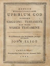 • christian presence in indian architecture. Eliot Indian Bible Wikipedia