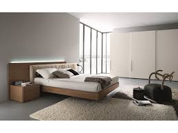 Rossetto Edge Walnut Beige Padded Headboard Bedroom Set Bedroom Furniture Sets Bed Design Modern Bedroom