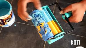 Discover the unlimited possibilities of pattern and texture that you can create with aps decorative art rollers. How To Use Patterned Paint Rollers Tools Standard Applicator Youtube