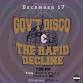 Gov’t Disco & The Rapid Decline event in Somerville, MA