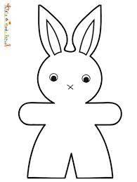 Coloriage Lapin Facile Crafts Easter Crafts Toy Craft