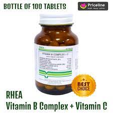 It is suitable for vegans and helps vitamin b12 deficiency. Rhea Vitamin B Complex Vitamin C Bottle Of 100 Tablets Lazada Ph