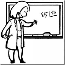 dibujos de maestras para colorear. - Jugar y Colorear