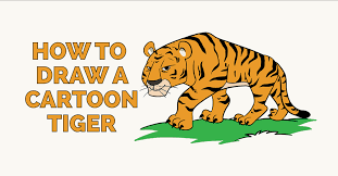 Printable easy tiger coloring pages. How To Draw A Cartoon Tiger In A Few Easy Steps Easy Drawing Guides