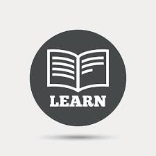 › free education logos and symbols. Learn Book Sign Icon Education Symbol Clipart Image