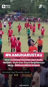Viral Cristiano Ronaldo Dari Aceh, Netizen: Style Dan Gaya Berjalannya  Mirip, Skillnya Minta Ampun | Source: TikTok - cahayamuhammad12