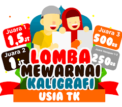 Ditulis langsung dengan tangan oleh ust. Lomba Menggambar Poster Dakwah Mewarnai Kaligrafi Festival Generasi Cemerlang Permatajingga 2018 Yayasan Permatajingga