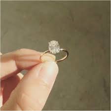Rose gold band engagement rings. Sale Skinny Gold Band Engagement Ring Is Stock