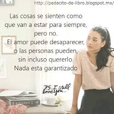 Los efectos secundarios para la circulación, de todas formas, están siempre en los prospectos (la buena dormir cinco o menos durante unos pocos días seguidos hunde los niveles de testosterona de los chicos jóvenes y sanos en un diez por ciento, disminuyendo su capacidad de erección y su libido. Resultado De Imagen Para A Todos Los Chicos De Los Que Me Enamore Frases Frases Bonitas Frases De Libros Juveniles Citas De Libros