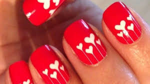 Looking for simple nail designs for the perfect manicure? 45 Romantic Heart Nail Art Designs For Creative Juice